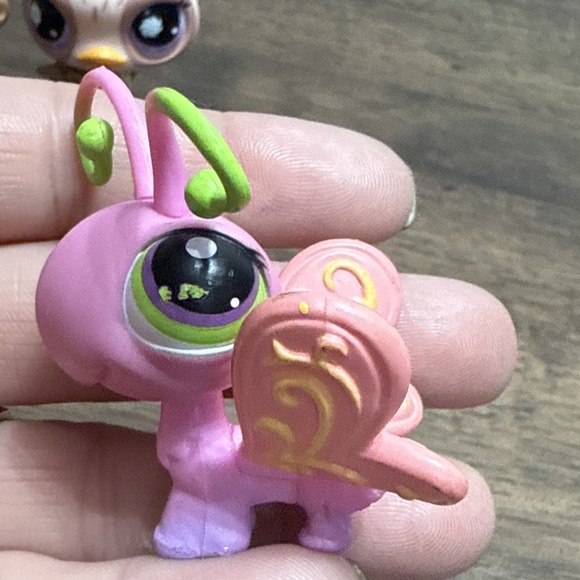 Hasbro LPS Littlest Pet Shop Animal Lot/9 Ostrich Owl Hedgehog Bird Monkey Dog - Picture 10 of 16